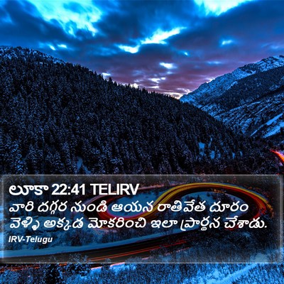 లూకా 22:41 TELIRV Bible Verse Image