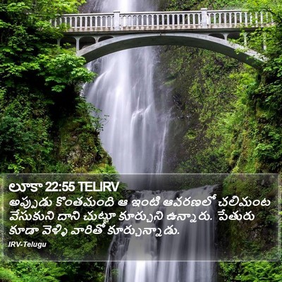 లూకా 22:55 TELIRV Bible Verse Image