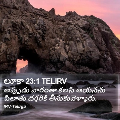 లూకా 23:1 TELIRV Bible Verse Image