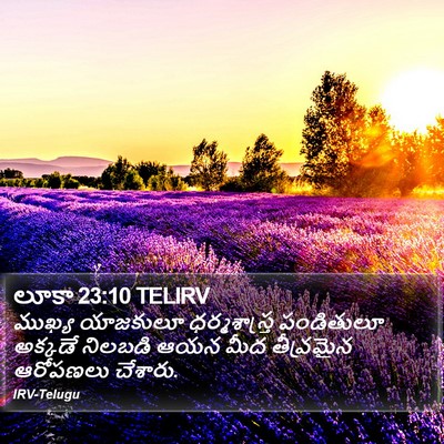 లూకా 23:10 TELIRV Bible Verse Image