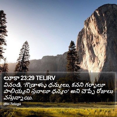 లూకా 23:29 TELIRV Bible Verse Image