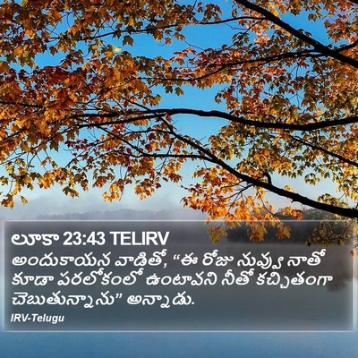 లూకా 23:43 TELIRV Bible Verse Image
