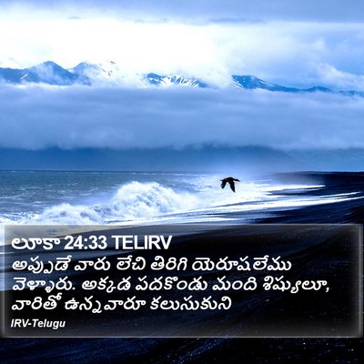 లూకా 24:33 TELIRV Bible Verse Image