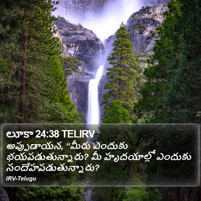 లూకా 24:38 TELIRV Bible Verse Image