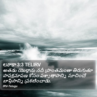 లూకా 3:3 TELIRV Bible Verse Image