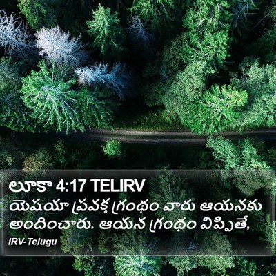 లూకా 4:17 TELIRV Bible Verse Image