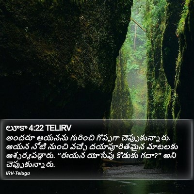 లూకా 4:22 TELIRV Bible Verse Image
