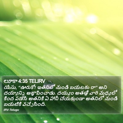 లూకా 4:35 TELIRV Bible Verse Image