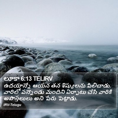లూకా 6:13 TELIRV Bible Verse Image