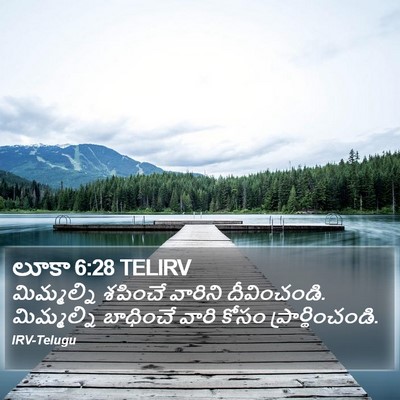 లూకా 6:28 TELIRV Bible Verse Image