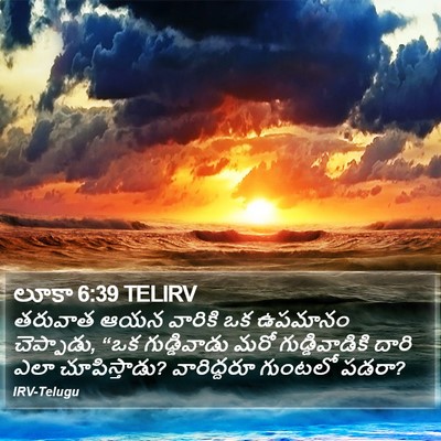 లూకా 6:39 TELIRV Bible Verse Image