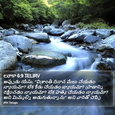 లూకా 6:9 TELIRV Bible Verse Image