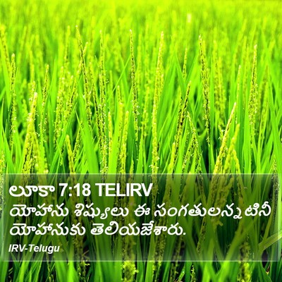 లూకా 7:18 TELIRV Bible Verse Image