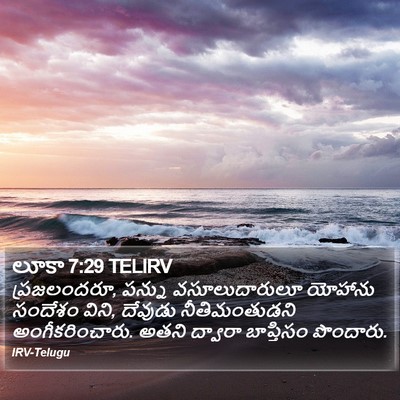 లూకా 7:29 TELIRV Bible Verse Image