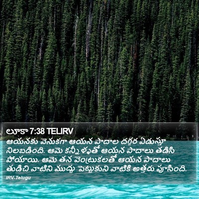 లూకా 7:38 TELIRV Bible Verse Image