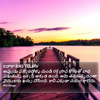లూకా 8:43 TELIRV Bible Verse Image
