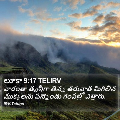 లూకా 9:17 TELIRV Bible Verse Image