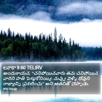 లూకా 9:60 TELIRV Bible Verse Image