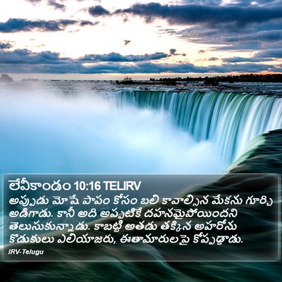 లేవీకాండం 10:16 TELIRV Bible Verse Image