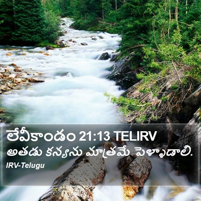 లేవీకాండం 21:13 TELIRV Bible Verse Image