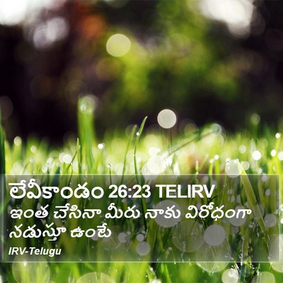 లేవీకాండం 26:23 TELIRV Bible Verse Image