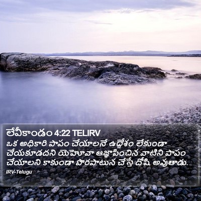 లేవీకాండం 4:22 TELIRV Bible Verse Image