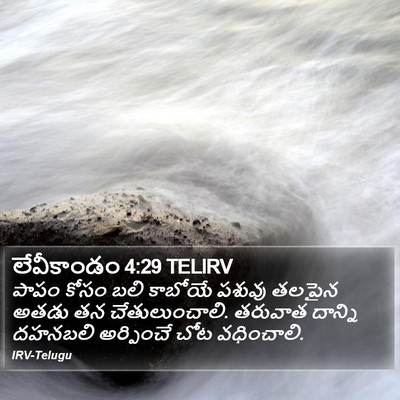 లేవీకాండం 4:29 TELIRV Bible Verse Image