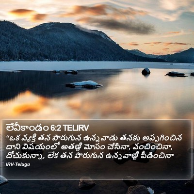 లేవీకాండం 6:2 TELIRV Bible Verse Image