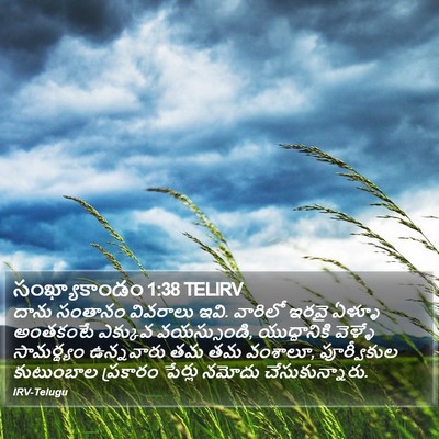 సంఖ్యాకాండం 1:38 TELIRV Bible Verse Image