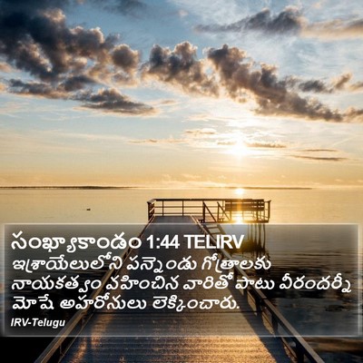 సంఖ్యాకాండం 1:44 TELIRV Bible Verse Image