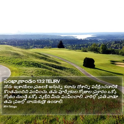 సంఖ్యాకాండం 13:2 TELIRV Bible Verse Image