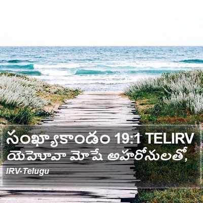 సంఖ్యాకాండం 19:1 TELIRV Bible Verse Image