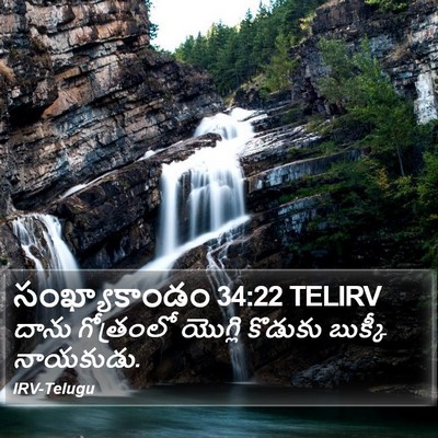 సంఖ్యాకాండం 34:22 TELIRV Bible Verse Image