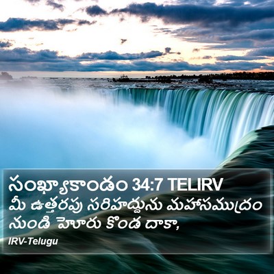 సంఖ్యాకాండం 34:7 TELIRV Bible Verse Image