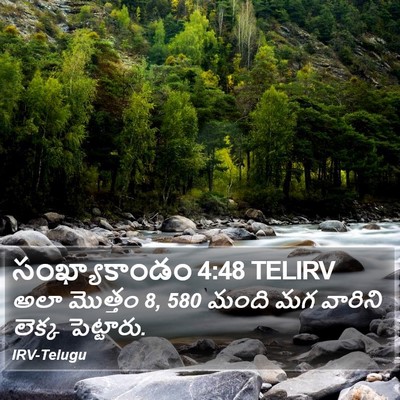సంఖ్యాకాండం 4:48 TELIRV Bible Verse Image