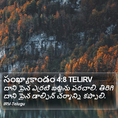సంఖ్యాకాండం 4:8 TELIRV Bible Verse Image