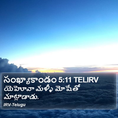 సంఖ్యాకాండం 5:11 TELIRV Bible Verse Image
