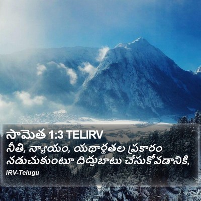 సామెత 1:3 TELIRV Bible Verse Image
