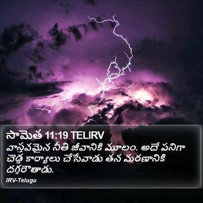 సామెత 11:19 TELIRV Bible Verse Image