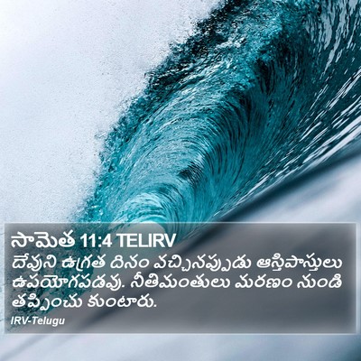 సామెత 11:4 TELIRV Bible Verse Image