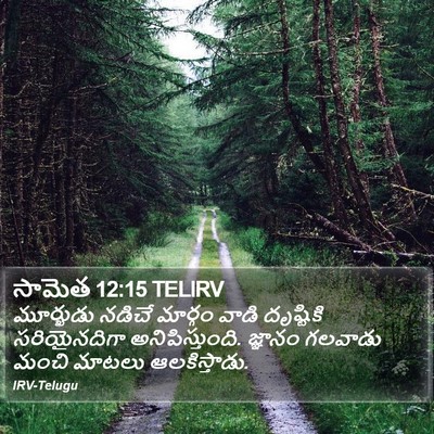 సామెత 12:15 TELIRV Bible Verse Image