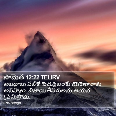 సామెత 12:22 TELIRV Bible Verse Image