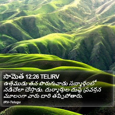 సామెత 12:26 TELIRV Bible Verse Image