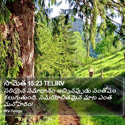 సామెత 15:23 TELIRV Bible Verse Image