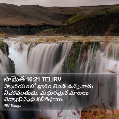 సామెత 16:21 TELIRV Bible Verse Image