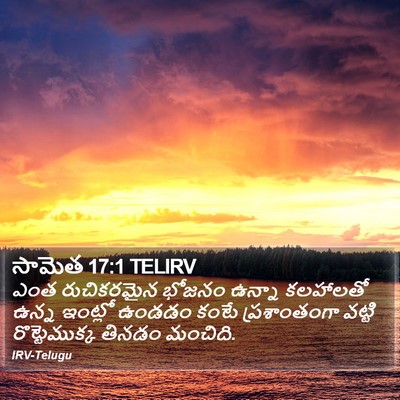 సామెత 17:1 TELIRV Bible Verse Image