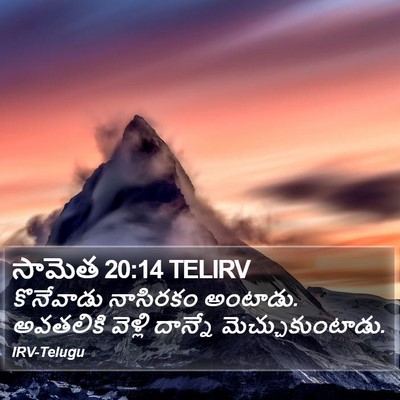 సామెత 20:14 TELIRV Bible Verse Image