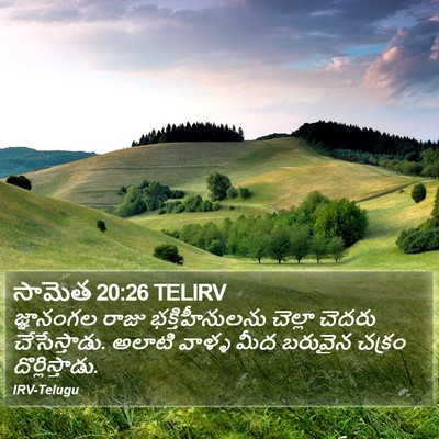 సామెత 20:26 TELIRV Bible Verse Image