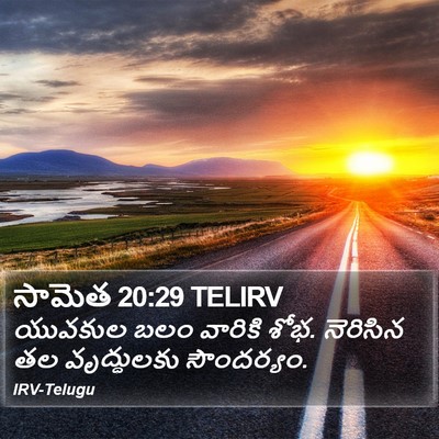 సామెత 20:29 TELIRV Bible Verse Image