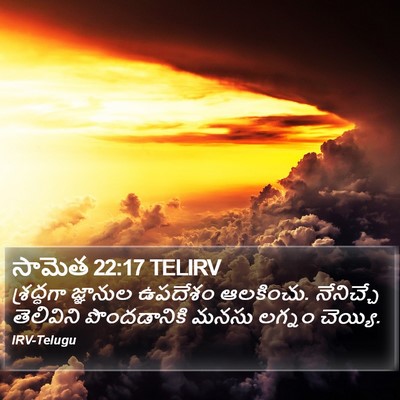 సామెత 22:17 TELIRV Bible Verse Image